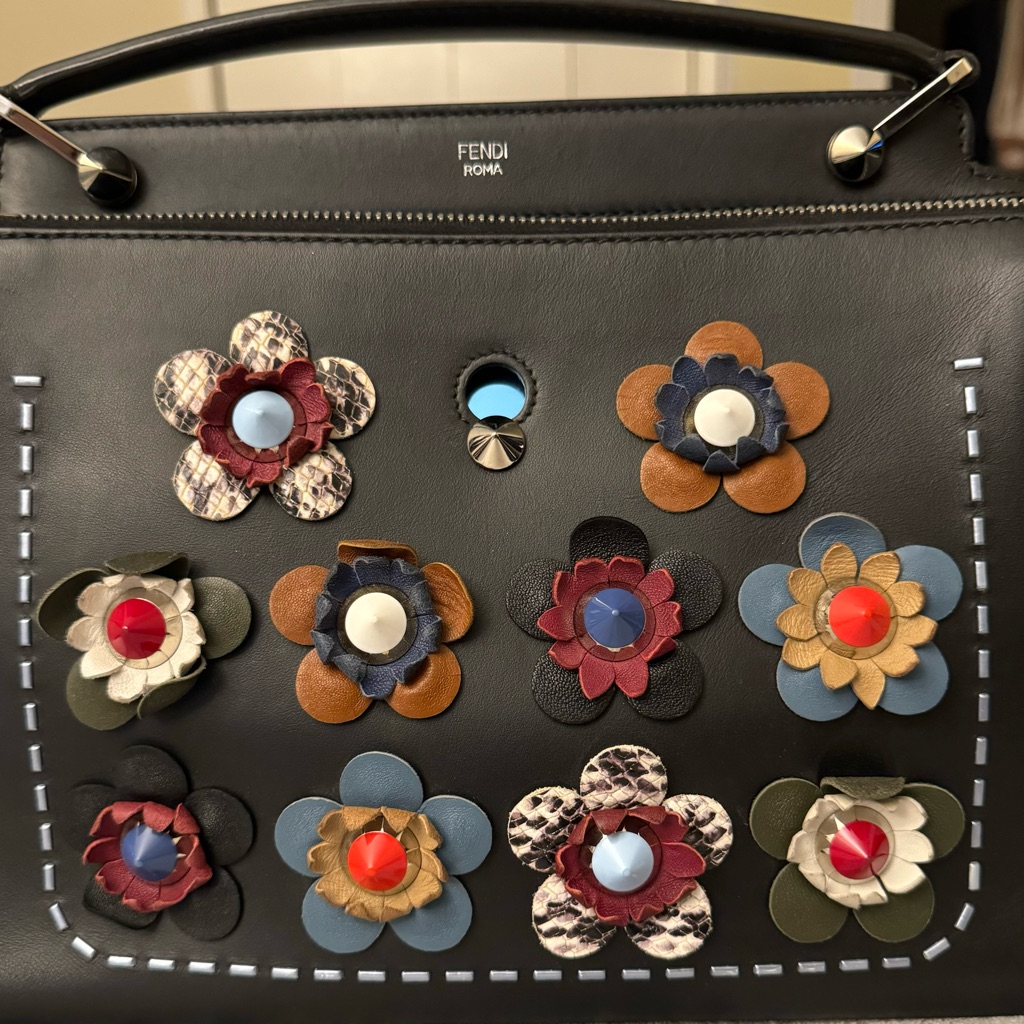 Authentic Rare Leather Fendi Bag